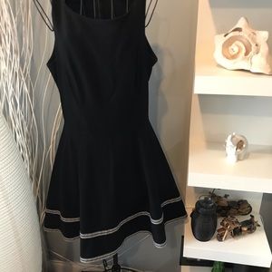 Hype scuba black classy dress